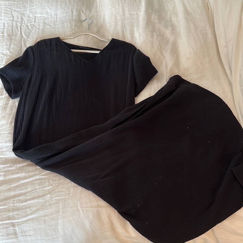 Jenni Kayne long black dress, good condition…small stain pictured